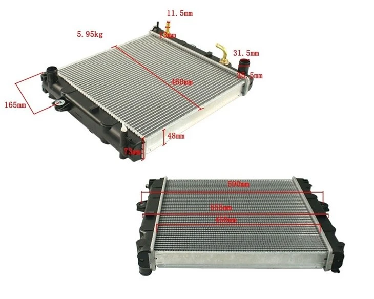 Forklift Parts 16410-23331-71 Hydraulic Aluminum Radiator For 7FD10~15 1DZ high quality